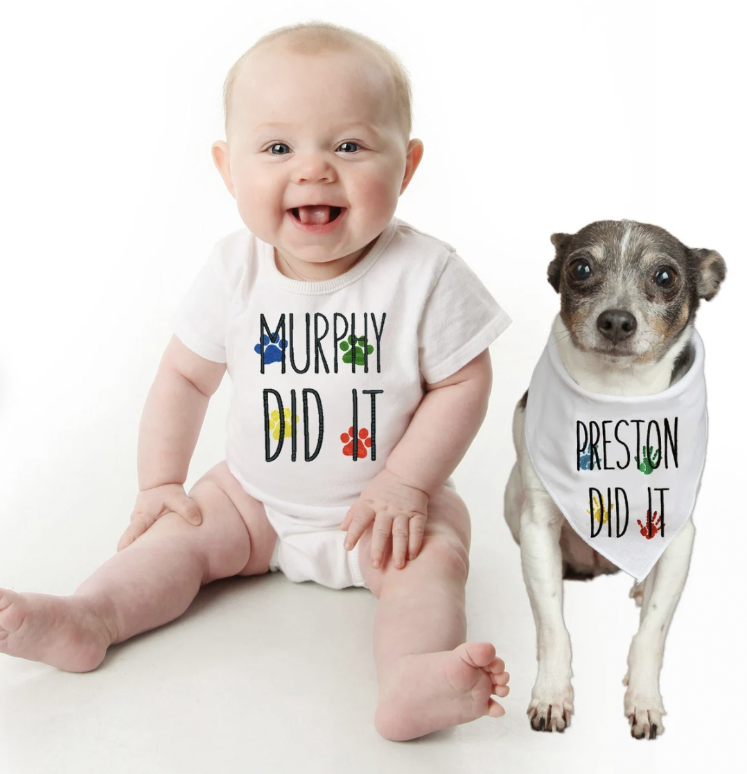 Baby and pet outfits
